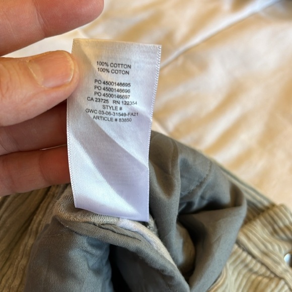 Tna
Ripcord Corduroy Pant, pale muted green size - Picture 11 of 16